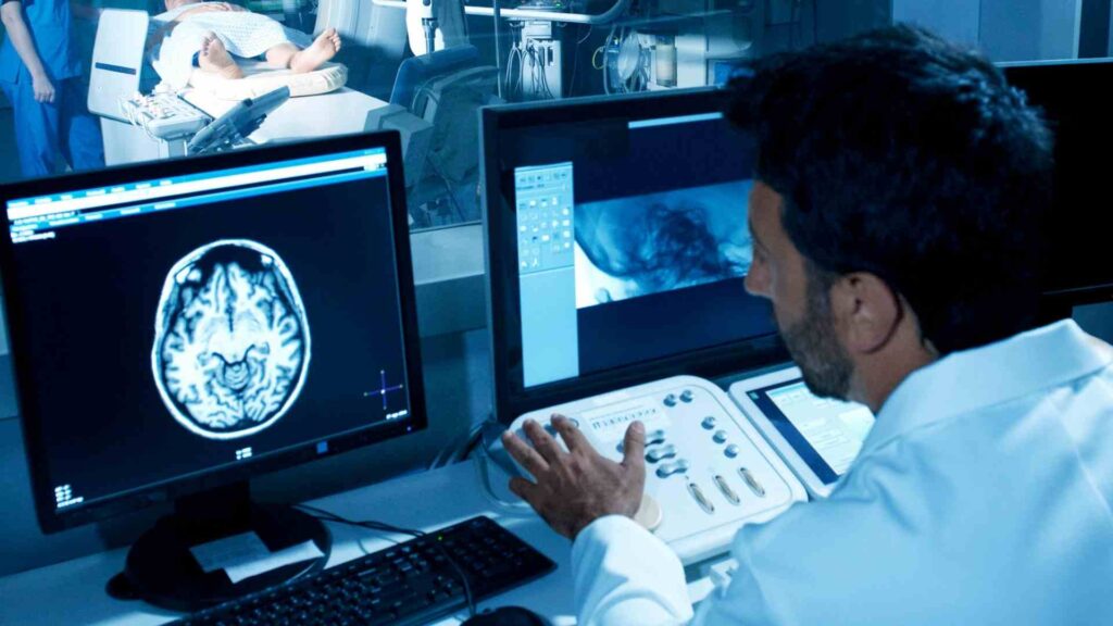 Neuroimaging with an MRI 