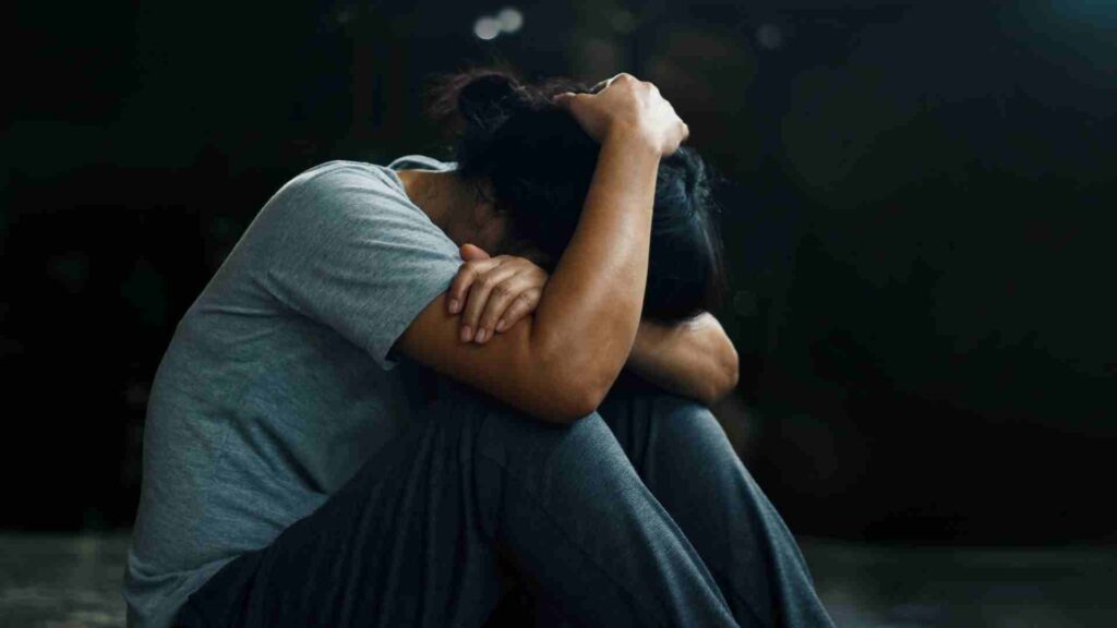 A person going through depression
