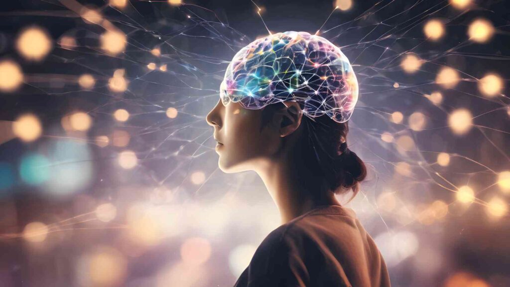 brain being stimulated for depression