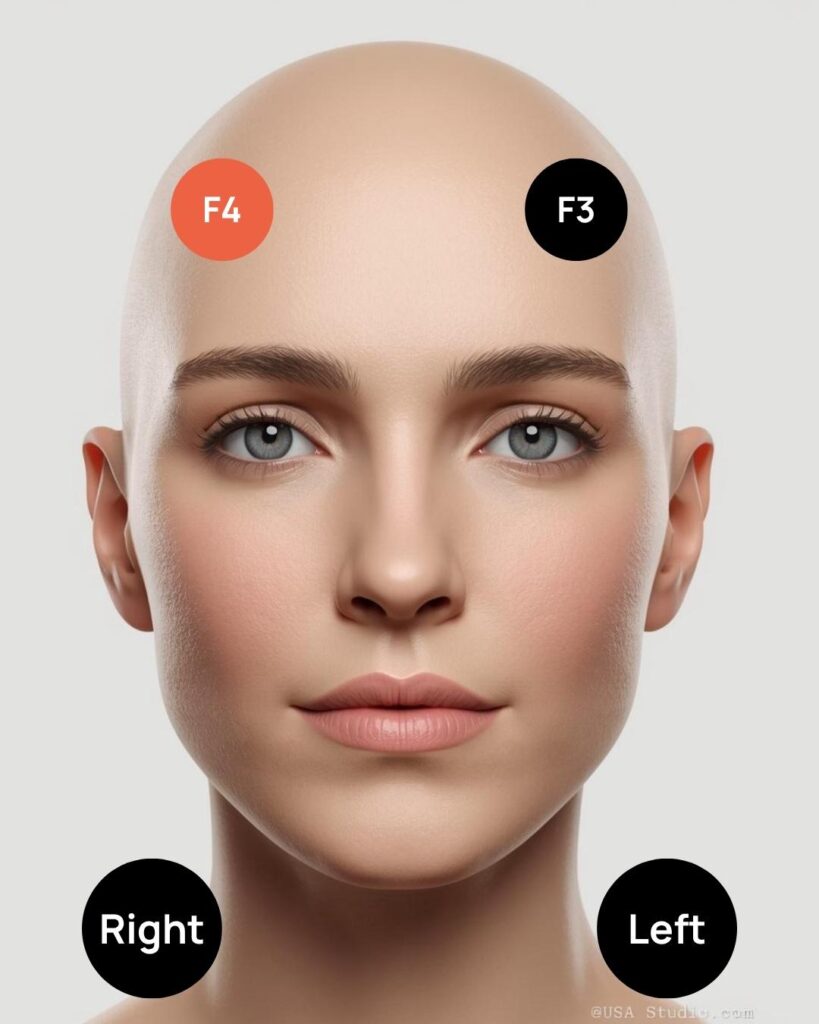 Improving cravings electrode placements