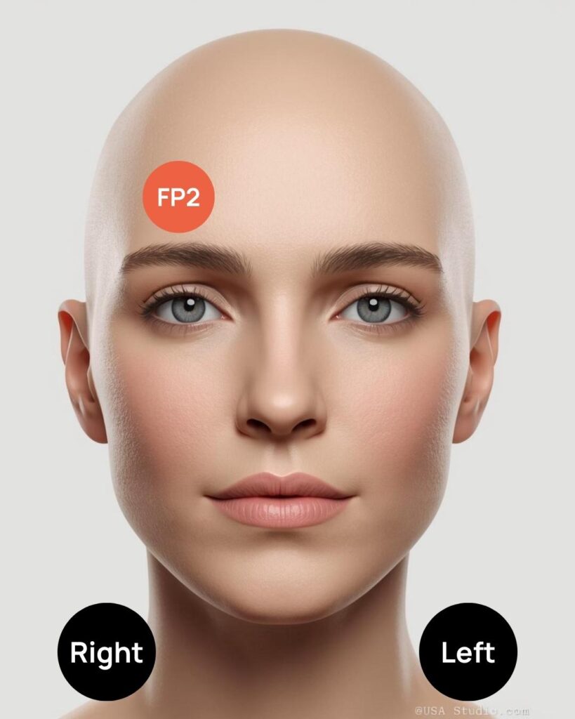 Improving attention electrode placements