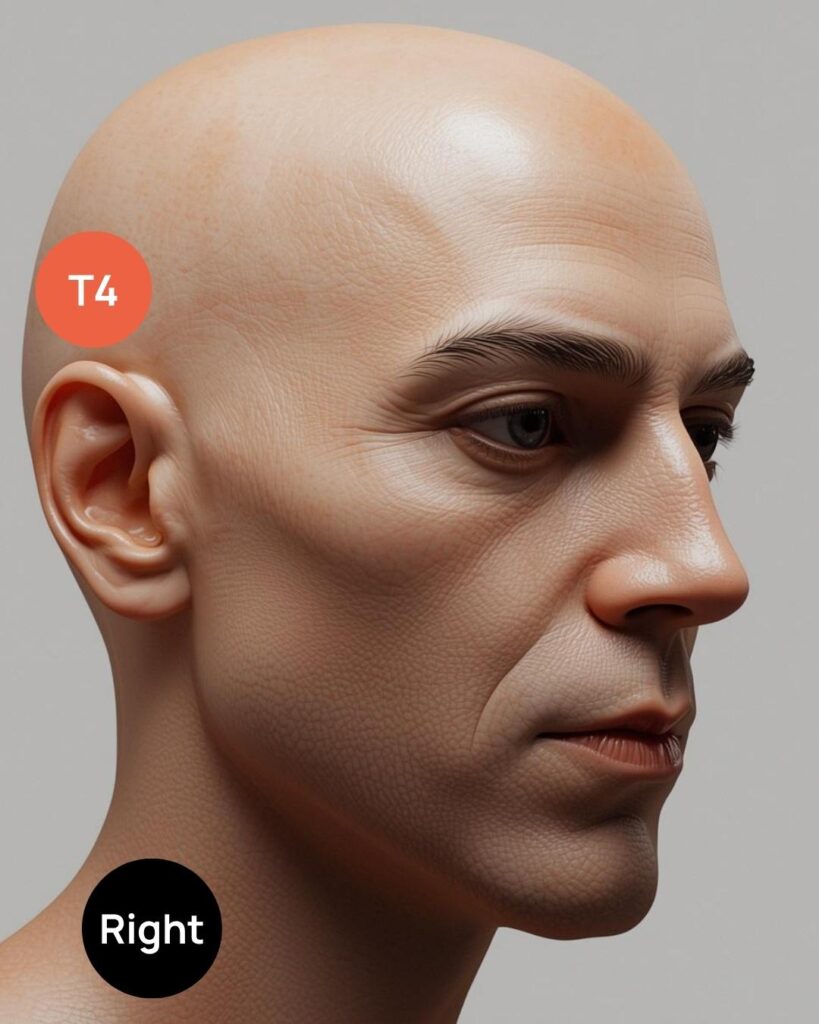 Pitch perception electrode placements